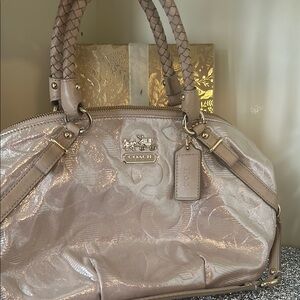 Coach Shimmer Shoulder Bag